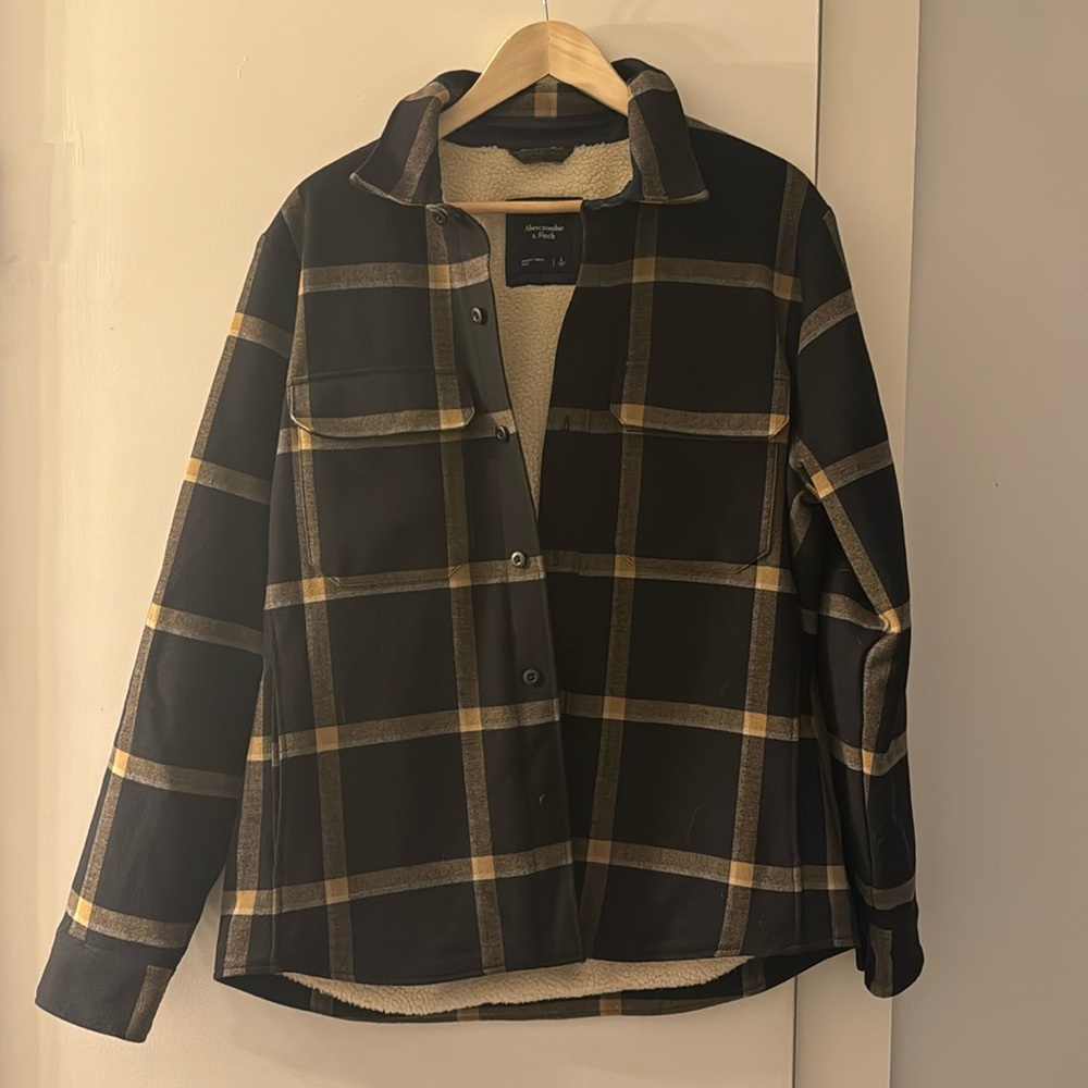 men’s plaid shirt jacket